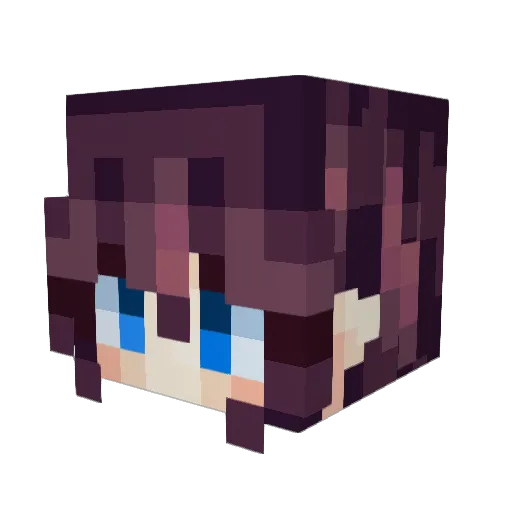Sarthiel Minecraft avatar head, 3D render