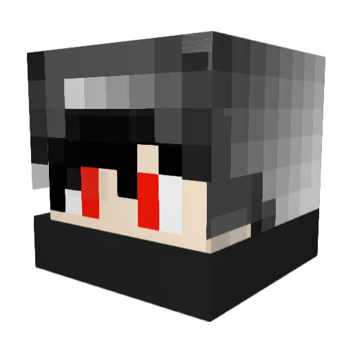 SasakiGaming578 Minecraft avatar head, 3D render