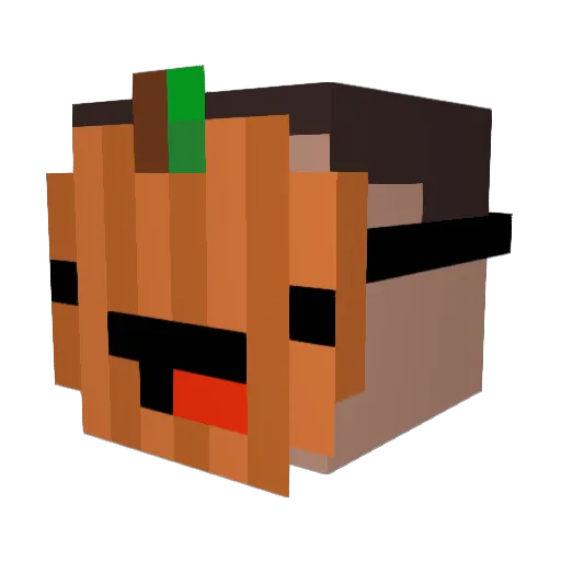 SaschaMonke Minecraft avatar head, 3D render
