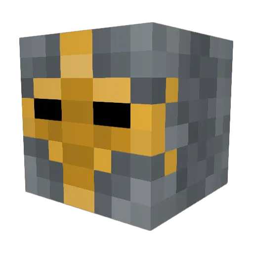 SaschaNessi Minecraft avatar head, 3D render