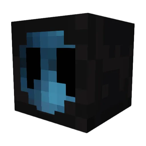 Sascross Minecraft avatar head, 3D render