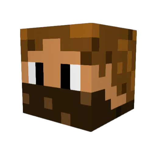 Sasesco Minecraft avatar head, 3D render