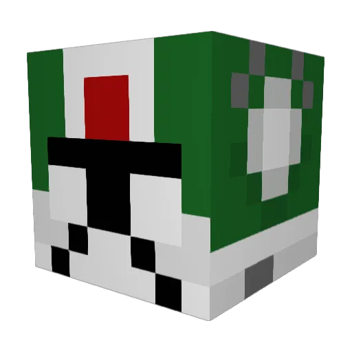 Sasethemagicman Minecraft avatar head, 3D render
