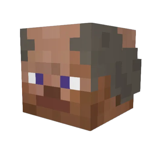 Sasha228337123 Minecraft avatar head, 3D render