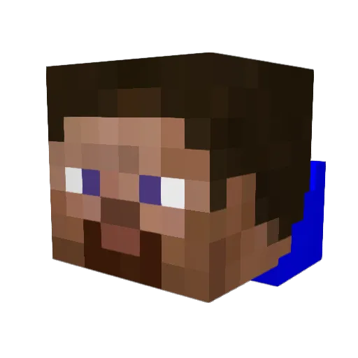 Sasha333228 Minecraft avatar head, 3D render