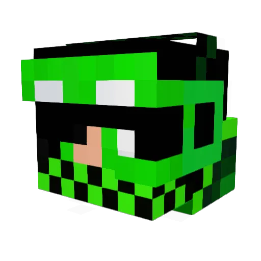 SashaB63 Minecraft avatar head, 3D render