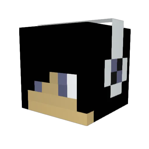 Sashar_Official Minecraft avatar head, 3D render