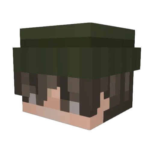 Sashimi_MC Minecraft avatar head, 3D render