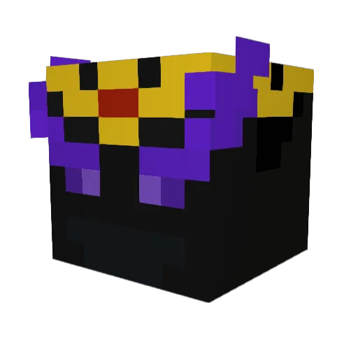 Sashiwi Minecraft avatar head, 3D render