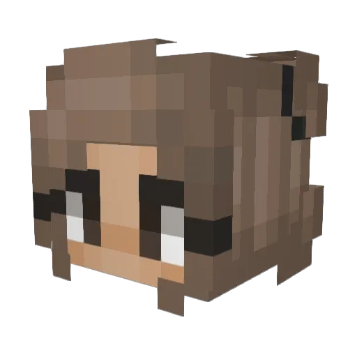 SashkaHD Minecraft avatar head, 3D render