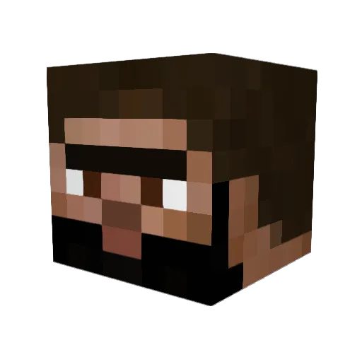 SashkoOdessit Minecraft avatar head, 3D render