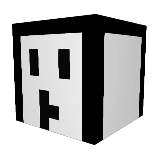 Sasoabi Minecraft avatar head, 3D render