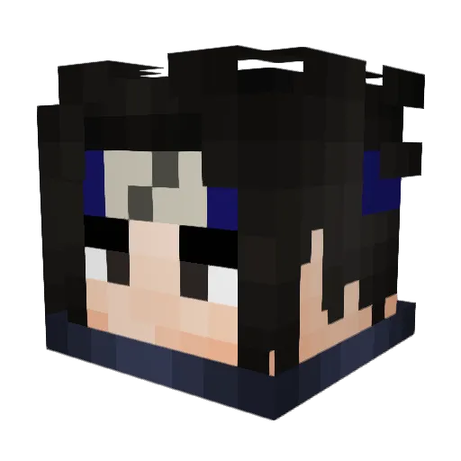 SasokDeda Minecraft avatar head, 3D render