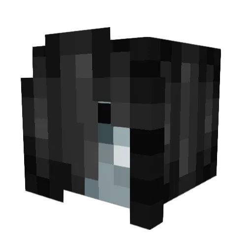 Sasort Minecraft avatar head, 3D render