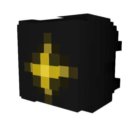 Saspirrilla Minecraft avatar head, 3D render