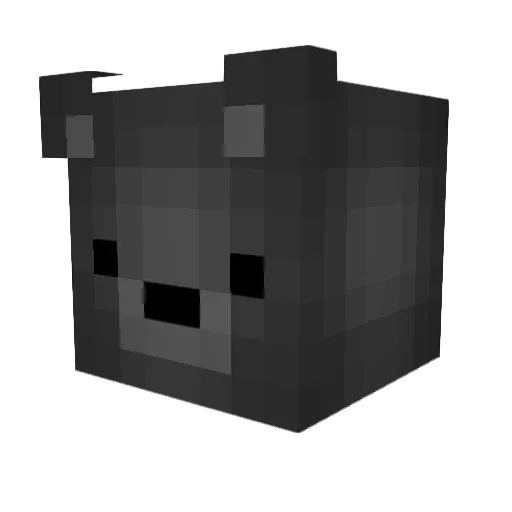SasquatchLA Minecraft avatar head, 3D render