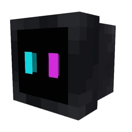 Sasrial Minecraft avatar head, 3D render
