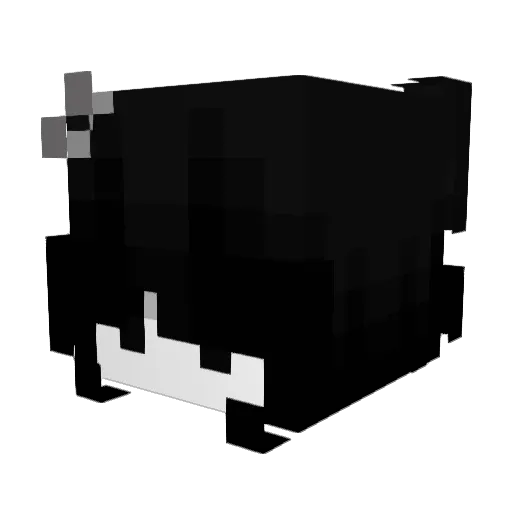 Sasshinx Minecraft avatar head, 3D render