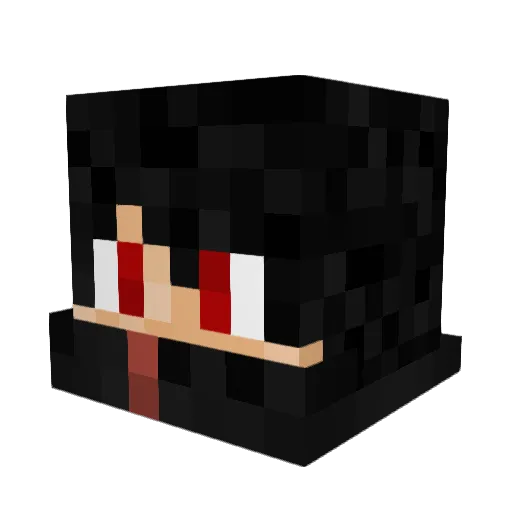 SasskassHD Minecraft avatar head, 3D render