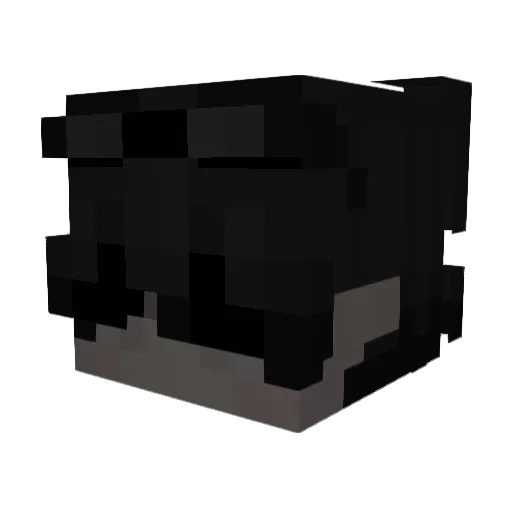 Sassohh Minecraft avatar head, 3D render
