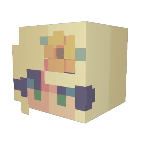 SassyMomma8 Minecraft avatar head, 3D render