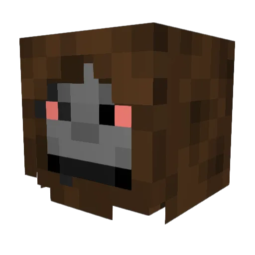 SassyThough Minecraft avatar head, 3D render