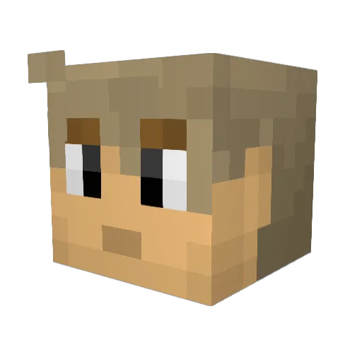 Sassy_Mexican Minecraft avatar head, 3D render