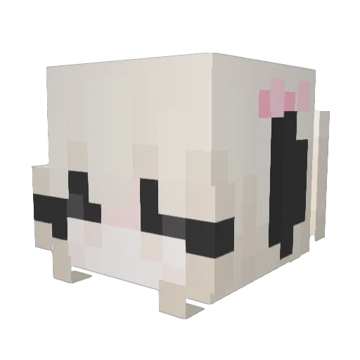 Sassyblue28 Minecraft avatar head, 3D render
