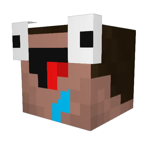 Sasuke0314 Minecraft avatar head, 3D render