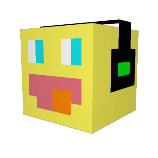 Sasuke165 Minecraft avatar head, 3D render