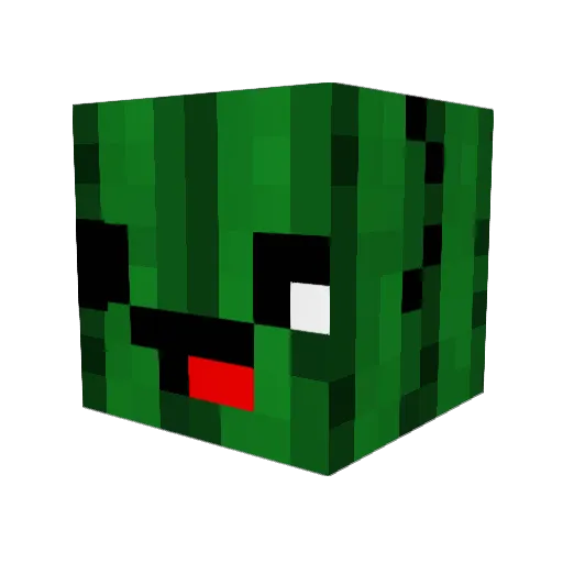 Sasuke4578 Minecraft avatar head, 3D render