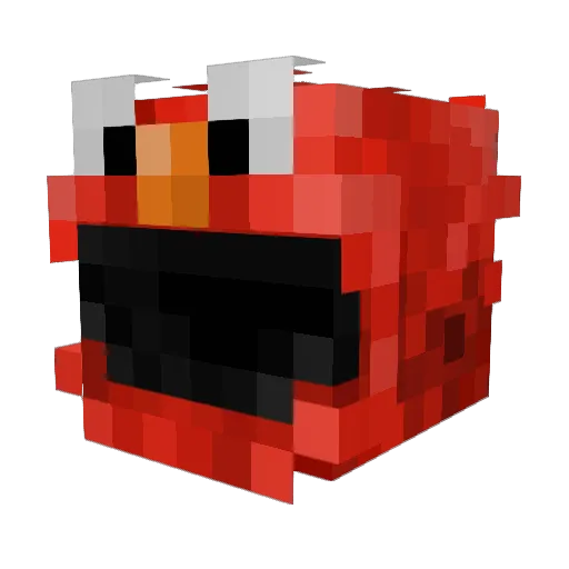 SasukesWaifu Minecraft avatar head, 3D render