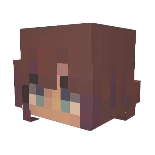 Sasuukee65 Minecraft avatar head, 3D render