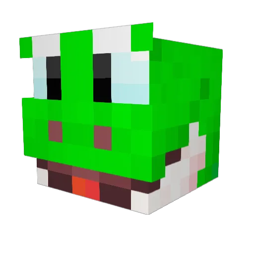 Satan_txiki Minecraft avatar head, 3D render