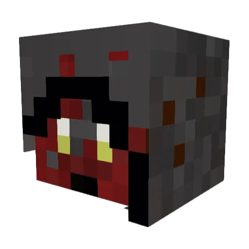 SatanicMuffinXx Minecraft avatar head, 3D render