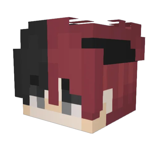 Satanic_Spawn Minecraft avatar head, 3D render
