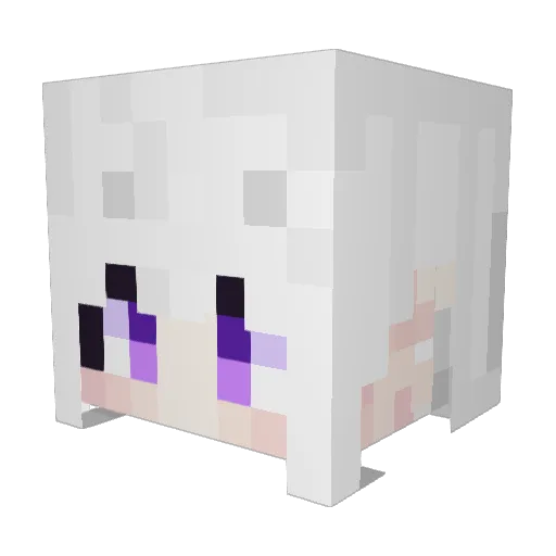 SatellaTheBard Minecraft avatar head, 3D render