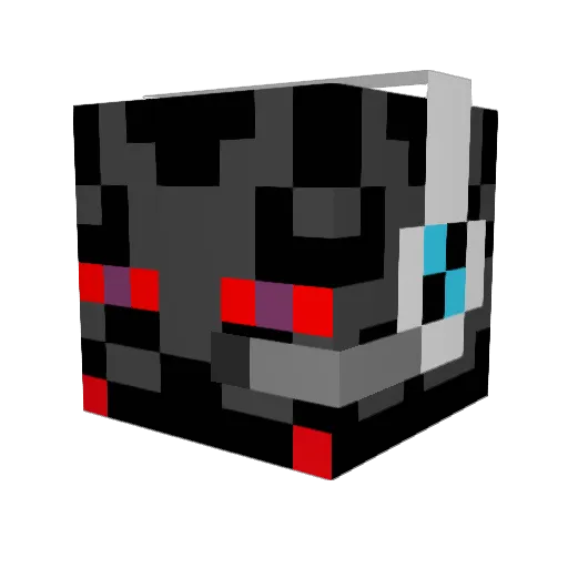 SatelliteMC Minecraft avatar head, 3D render