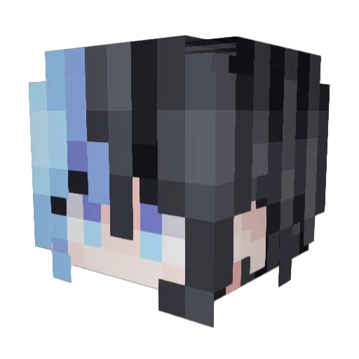 Sathitkhunzz_ Minecraft avatar head, 3D render