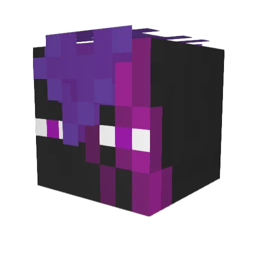 Satindolphin052 Minecraft avatar head, 3D render