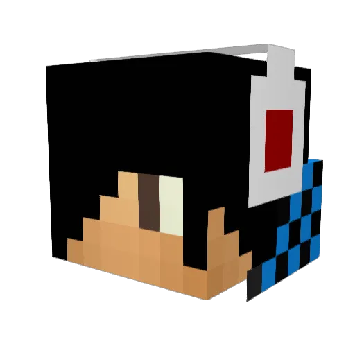 Satnav01 Minecraft avatar head, 3D render