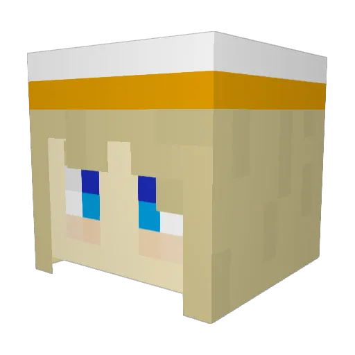 Satori_iiii Minecraft avatar head, 3D render