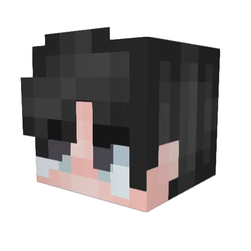 Satorii_ Minecraft avatar head, 3D render