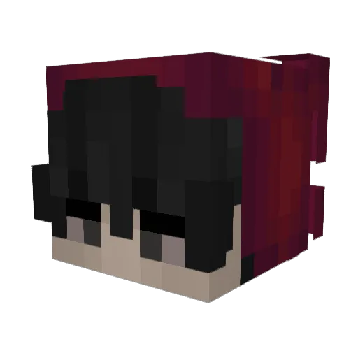 SatoryTv Minecraft avatar head, 3D render