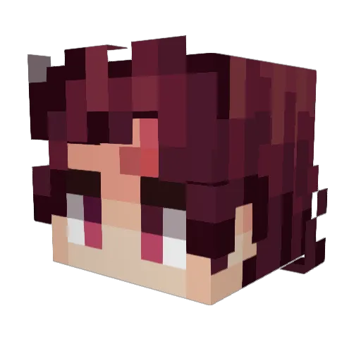 Satoshi364 Minecraft avatar head, 3D render