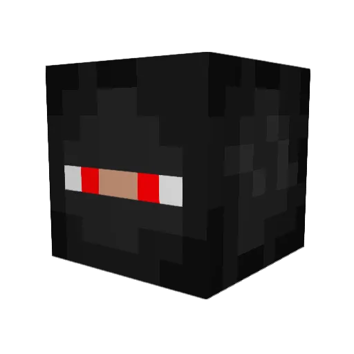 Satrust Minecraft avatar head, 3D render