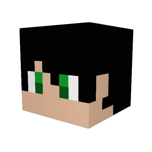 SattelizerGames Minecraft avatar head, 3D render