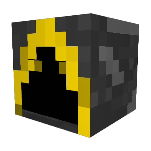 Satturn Minecraft avatar head, 3D render