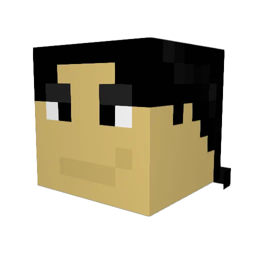 Satu53 Minecraft avatar head, 3D render