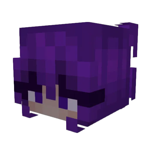 Satu6n Minecraft avatar head, 3D render